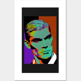 Modern man in pop-art style Posters and Art